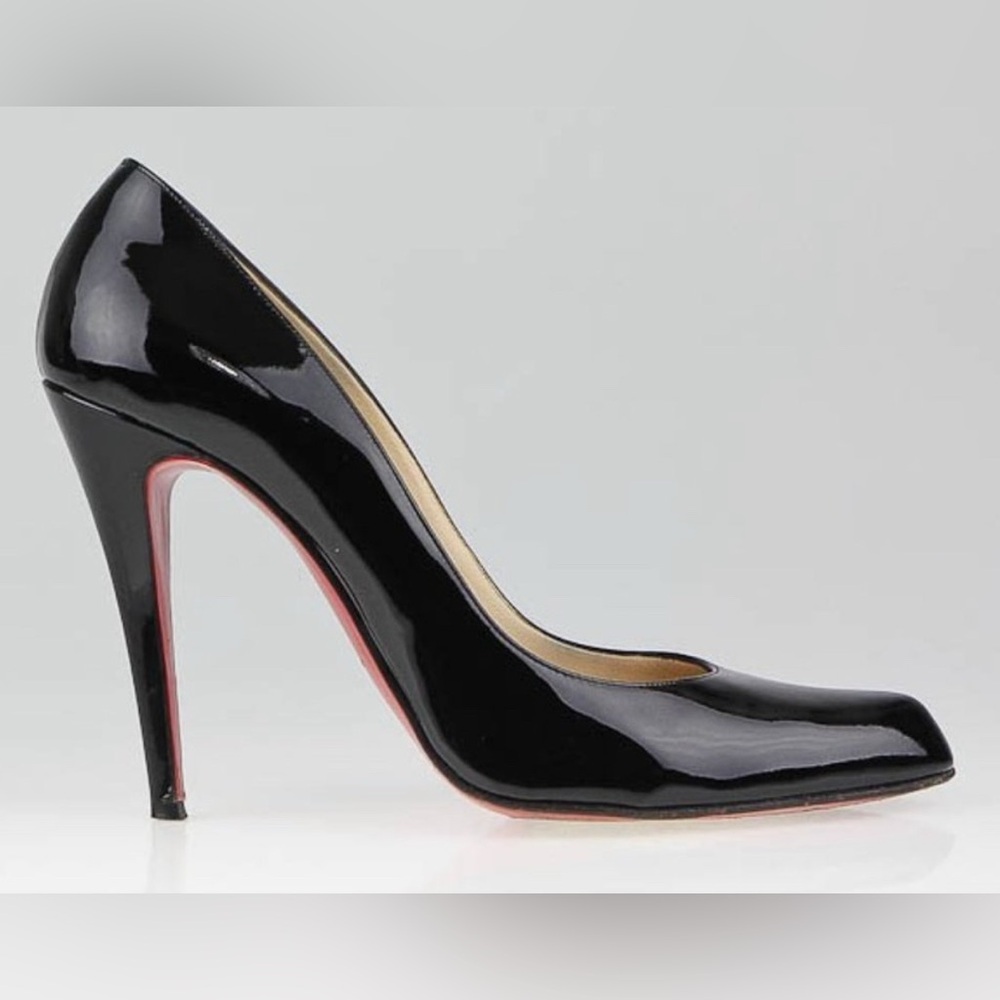 Christian Louboutin Black Patent Leather Heels